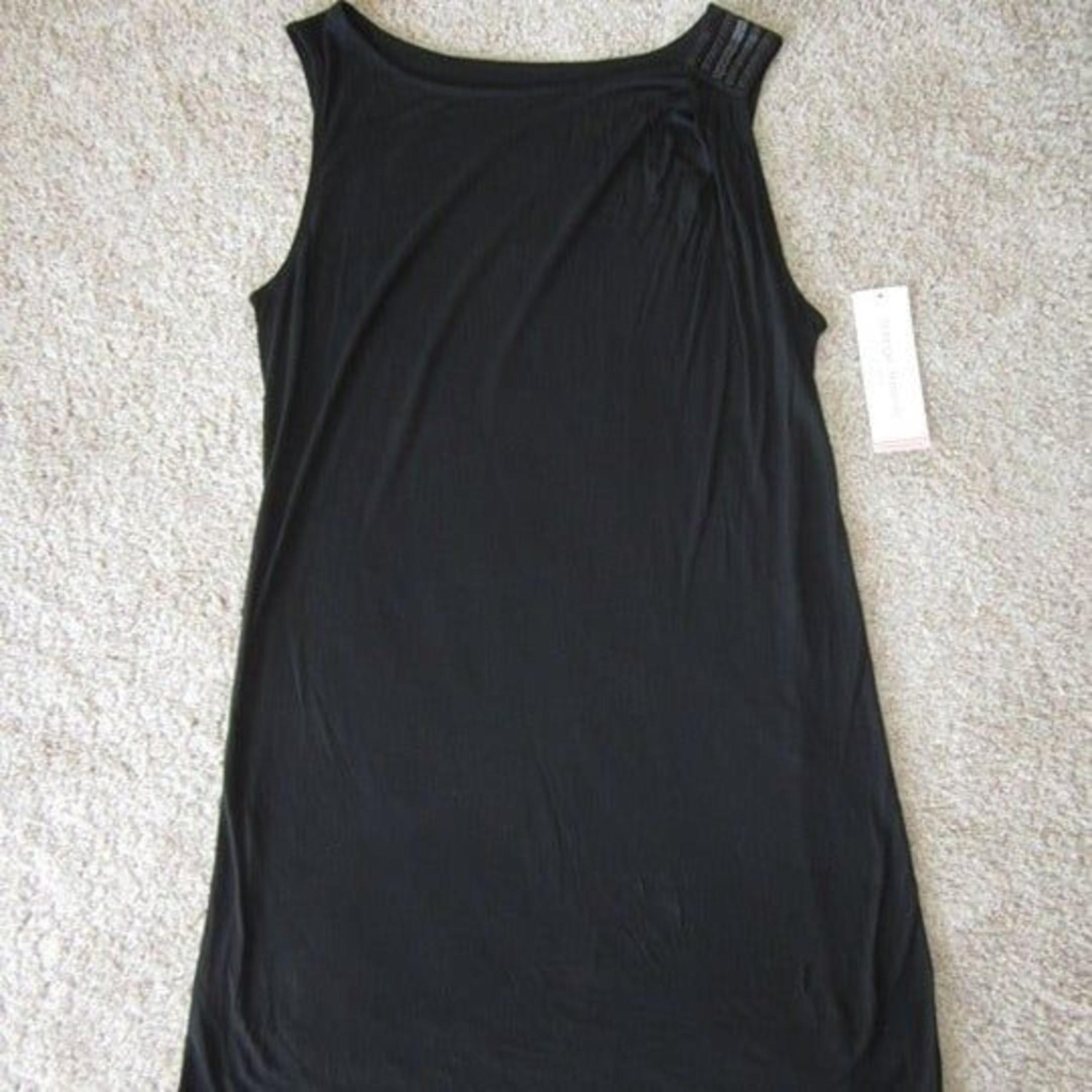 Liz Lange Maternity for Target small black sleeveless blouse sequined shoulder