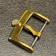18mm gold plated crown buckle for Rolex Tudor