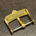 18mm gold plated crown buckle for Rolex Tudor