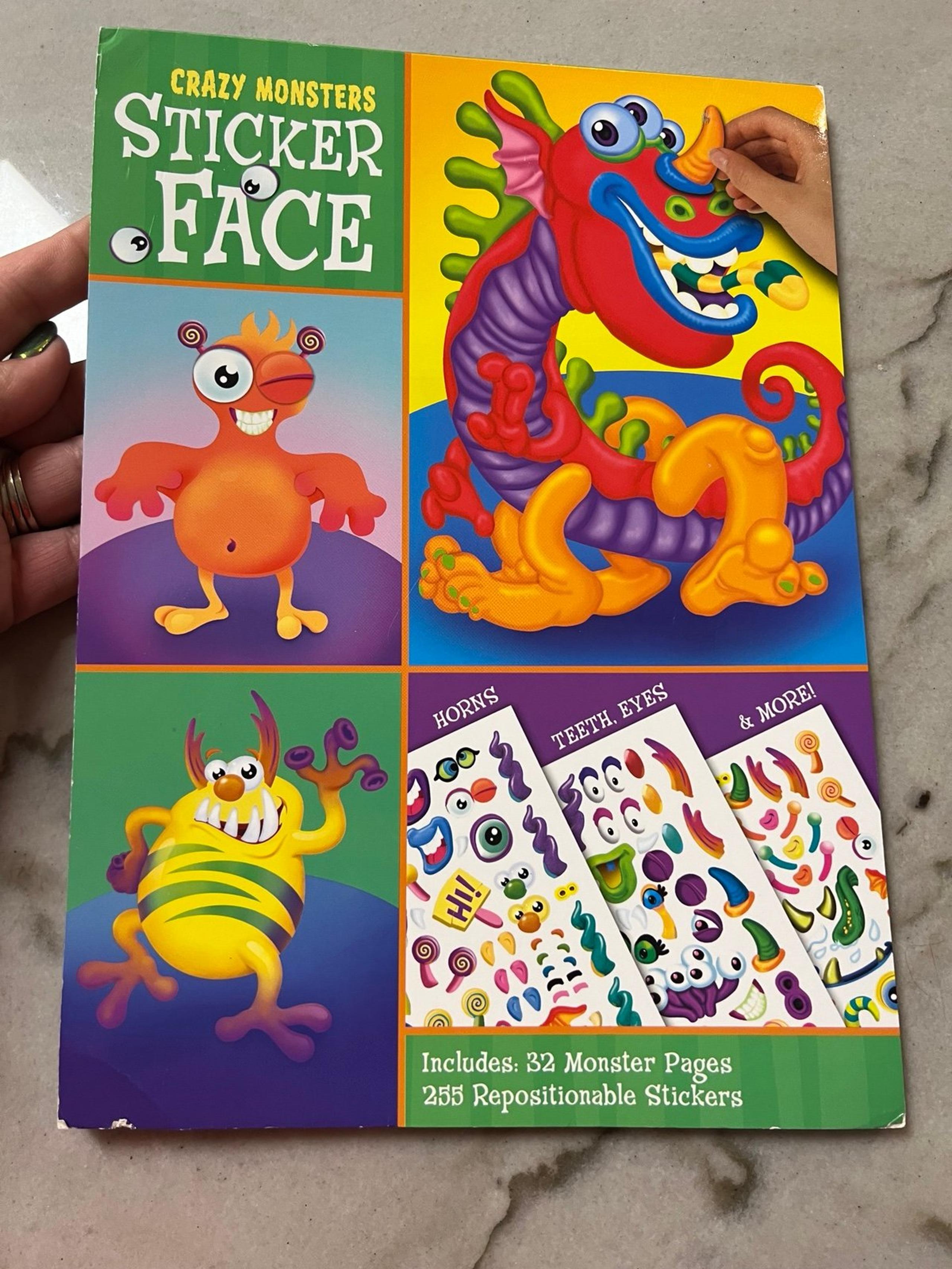 Monster sticker face book