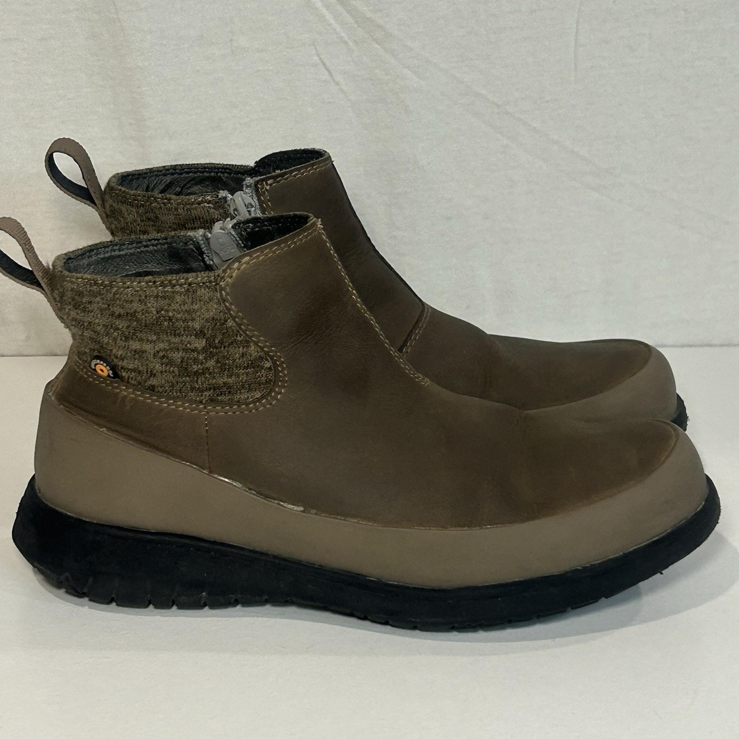 BOGS Women's Freedom Ankle Waterproof Insulated Winter Snow Boot Brown Sz 8