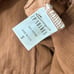 CP SHADES cognac brown 100% cotton basic pullover crewneck sweater top