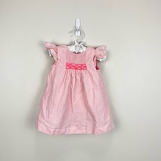 Jacadi Paris Smocked Pink Dress 12 Months