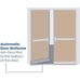 FIRE RATED HEAVY DUTY SURFACE AUTOMATIC DOOR BOTTOM 7163CA-36 #8 X 1-1/2'' 36