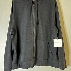 Beyond Yoga Zip Hoodie, Spacedye Gray, Size 2X
