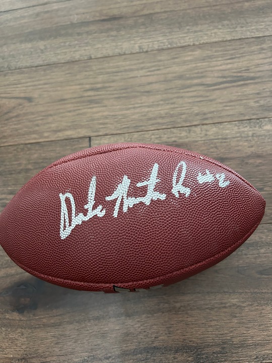 Dont'e Thornton Tennessee Vols Signed Wilson Football W/ JSA COA