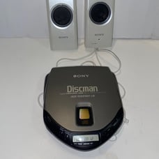 Sony discman portable cd player w/ sony