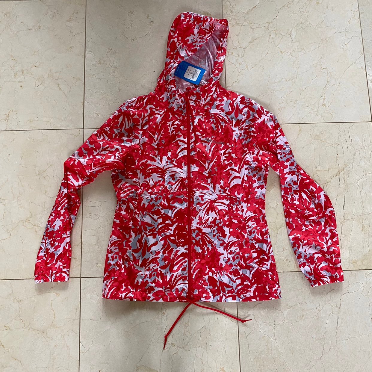 Columbia NWT 75 Floral Windbreaker Sz S