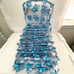 10 Cosmetic Makeup Bag Pouch Travel Plastic Case Clear Blue Butterfly