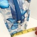10 Cosmetic Makeup Bag Pouch Travel Plastic Case Clear Blue Butterfly