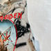 Iron Maiden sleeveless tank top tie-dye style.