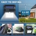Solar Outdoor Lights Wireless Security Motion Sensor Waterproof (400LM, 4 Pack)