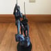 Two Two Mountain Climbers Sculptures