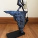 Two Two Mountain Climbers Sculptures