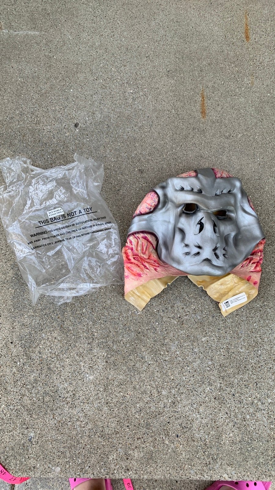 Vintage 2001 Jason X Friday the 13th Paper Magic Group Rubber Mask. In excellent