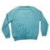 J Crew Cotton Cashmere Blend Knit Sweater V Neck Long Sleeve Light Blue L #86055