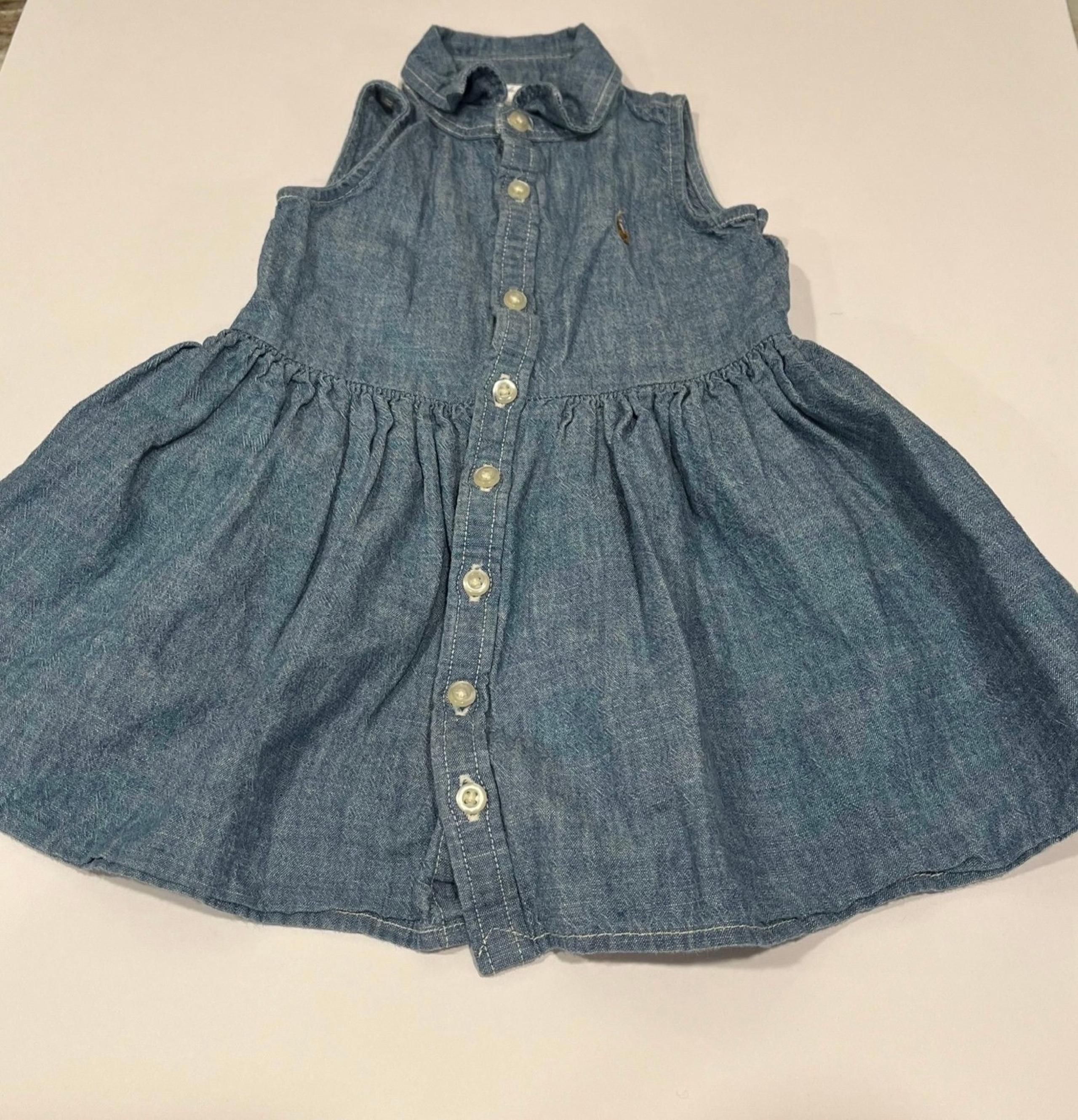 POLO Chambray dress size 6m