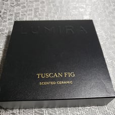 New! LUMIRA Tuscan Fig Scented Cermic Tag Air Freshner