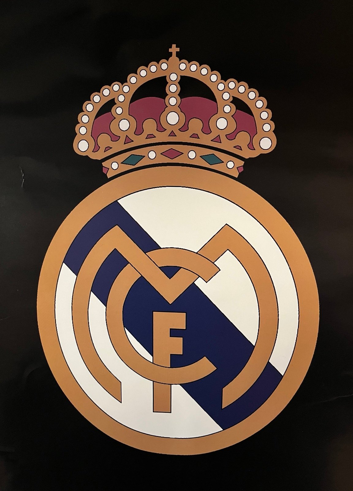 Real Madrid Mink Plush Queen Size Blanket