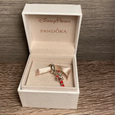 Disney parks Pandora Santa Mickey candy cane charm