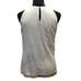 WHBM Women's White & Silver Beaded Embellished Halter Size Medium