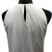 WHBM Women's White & Silver Beaded Embellished Halter Size Medium