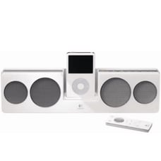 Logitech Pure-Fi Anywhere Compact Speakers for iPod (White) (iPod not included)