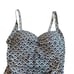 Bond-Eye Australia One Piece Swimsuit Bathing Suit Palm Print Size 8 D/DD Womens