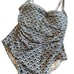 Bond-Eye Australia One Piece Swimsuit Bathing Suit Palm Print Size 8 D/DD Womens