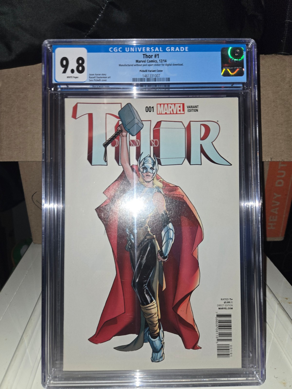 Thor #1 (3) different covers all graded 9.8.