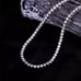 18K White Gold Womens Diamond Necklace 4ct Classic Style Chain Tennis 18 18in