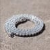 18K White Gold Womens Diamond Necklace 4ct Classic Style Chain Tennis 18 18in