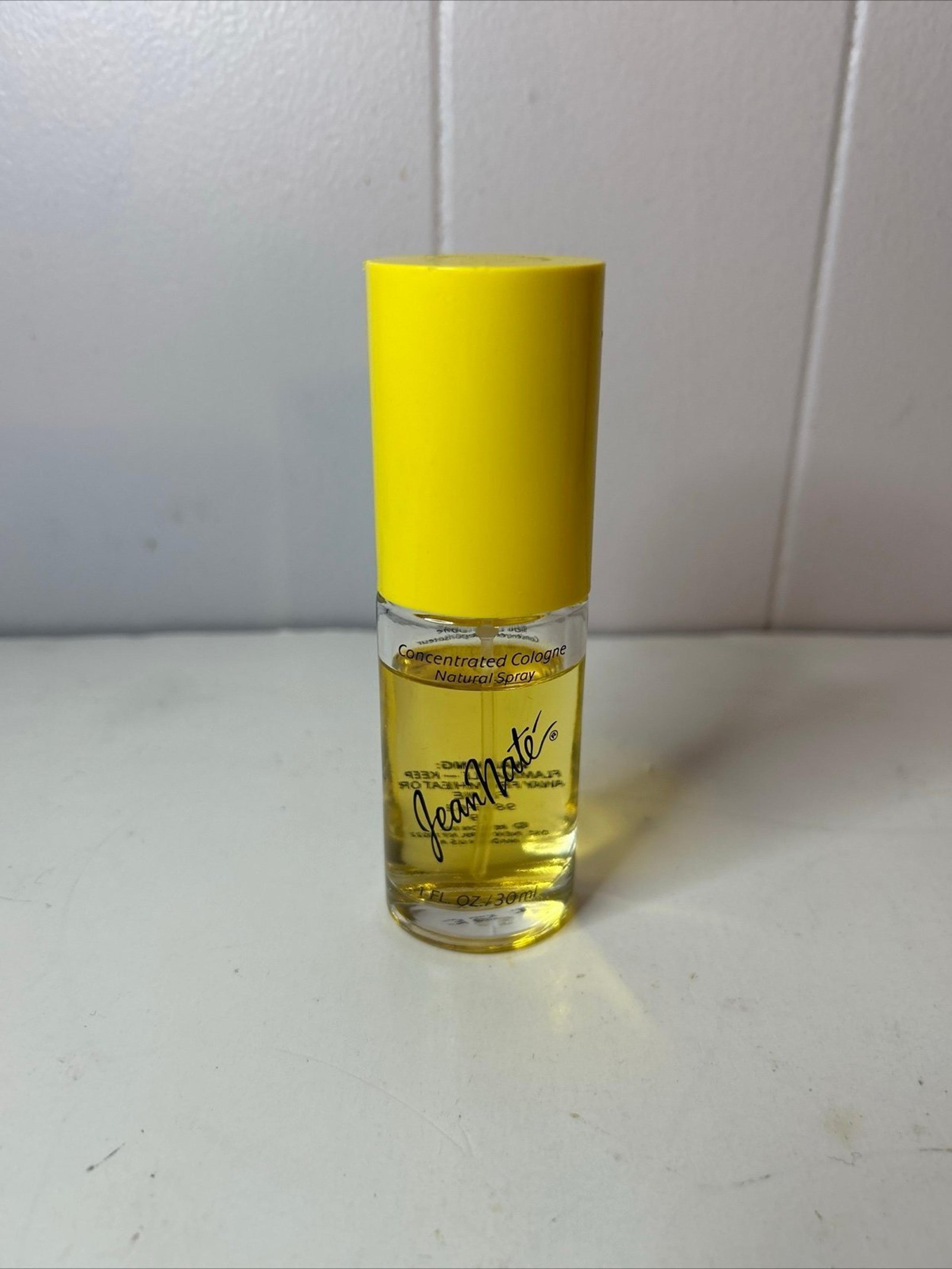 Vintage Jean Nate Concentrated Cologne Spray 1 FL OZ   75% Full
