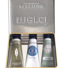 L'Occitane Happy Hands Hand Cream Trio Tin Box New