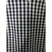 J. McLaughlin Joselyn Gingham Print Dress Above Knee Navy & White Size 6