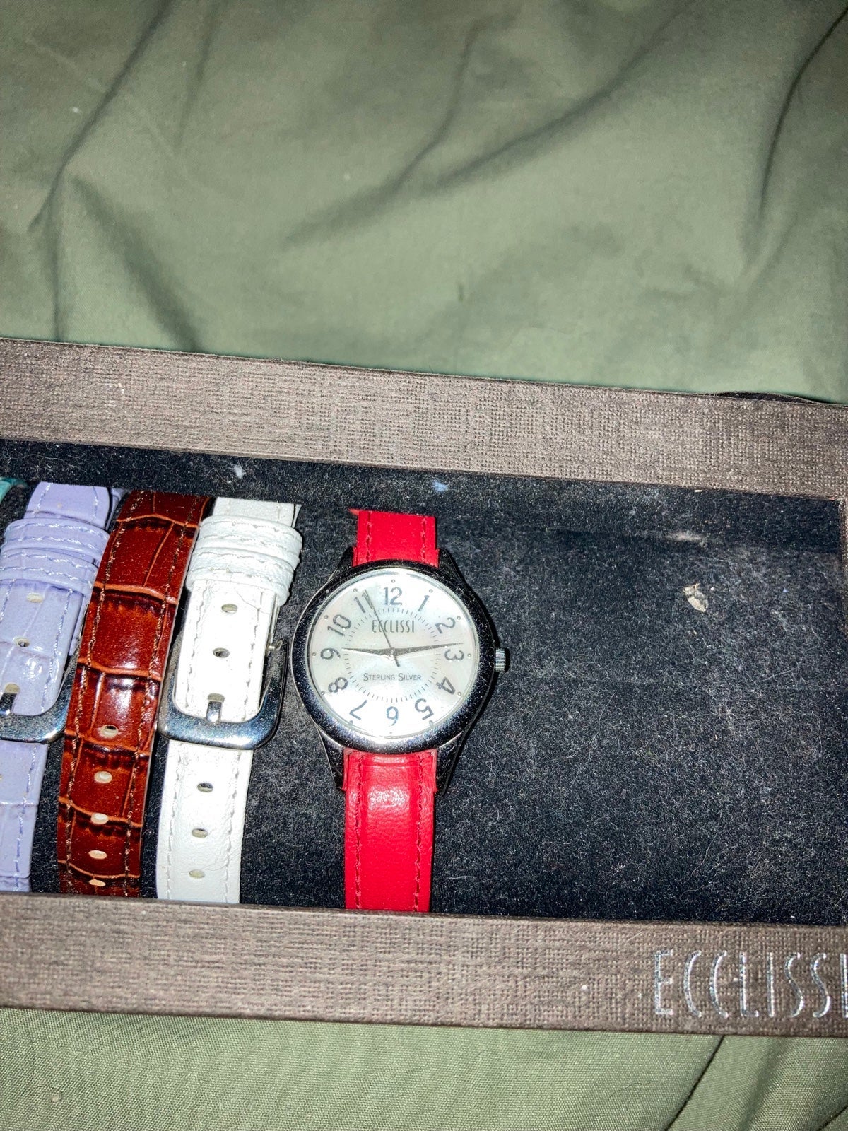 Ecclissi Sterling Silver Watch Set