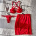 NWT Love Vera Candy Apple Lingerie Set — Valentine’s