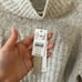 Topshop light grey sweater