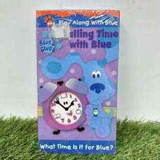 2002 Blues Clues Telling Time With Blue VHS NEW Sealed