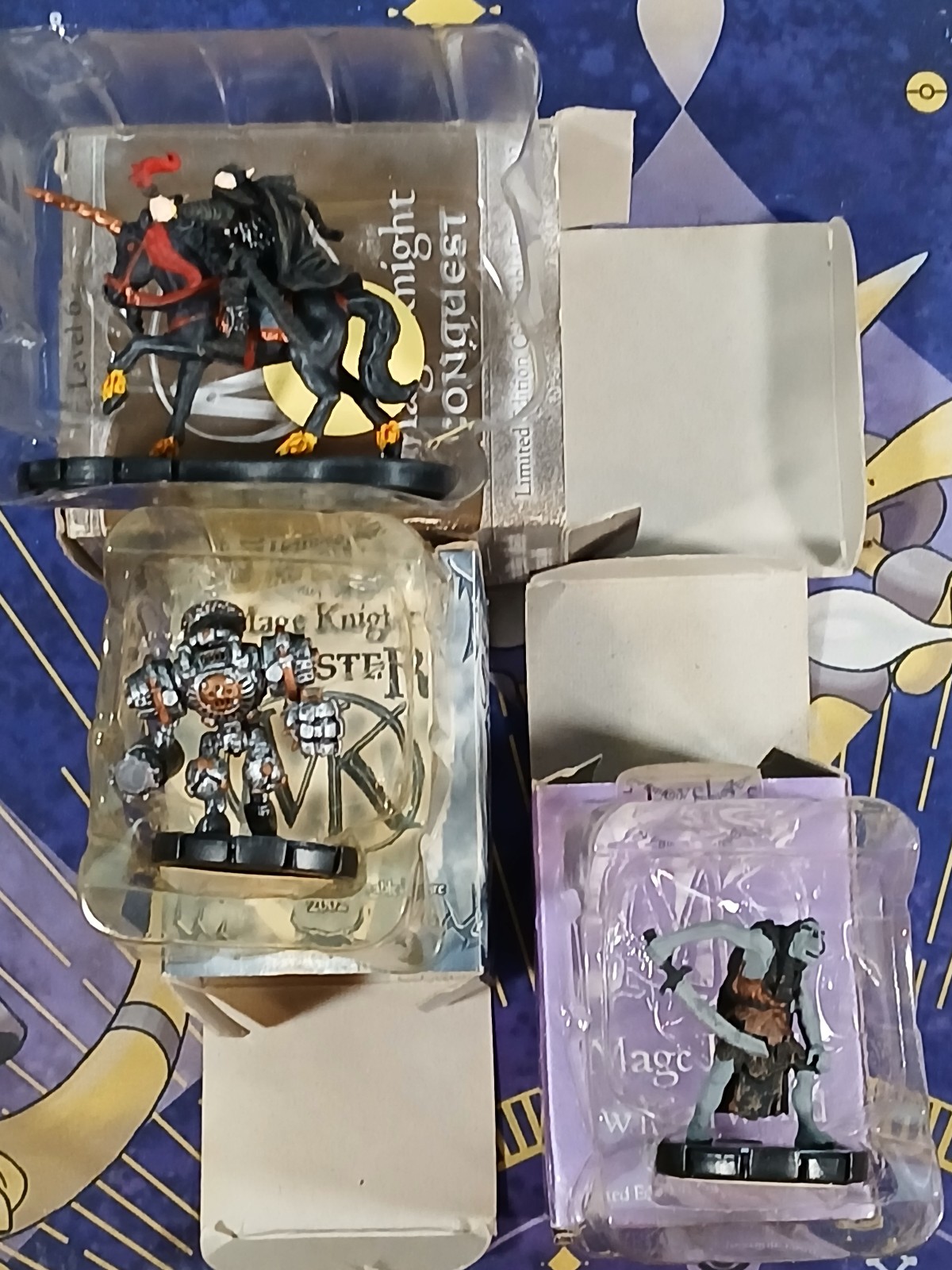 mage knight 2001/2002 3 piece bundle