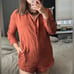 ACACIA x Kapaa Cotton Romperrust in Clove. Size P/ XS