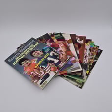 Vintage 1980s Sports Illustrated Magazine Football Bundle Of 11