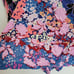Victoria's Secret Blue Pink Floral Open Kimono PJ Sleep Gown Robe Sz XS / Small