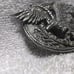 Silver Engraved 3D Flying Eagle Belt Buckle EJC Buckles 1995 Great Vintage USA