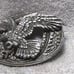 Silver Engraved 3D Flying Eagle Belt Buckle EJC Buckles 1995 Great Vintage USA
