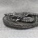 Silver Engraved 3D Flying Eagle Belt Buckle EJC Buckles 1995 Great Vintage USA