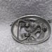 Silver Engraved 3D Flying Eagle Belt Buckle EJC Buckles 1995 Great Vintage USA