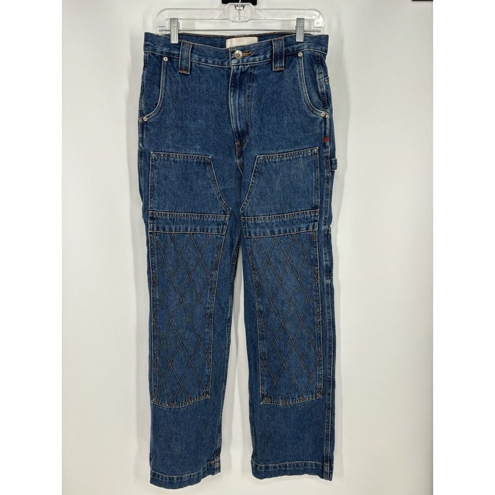 BDG Urban Outfitters Baggy Carpenter Double Knee Jeans Denim Pants Size 30x32