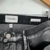 FRAME Le Sylvie Slender Straight Leg Jeans Metallic Coated Denim Silver Black