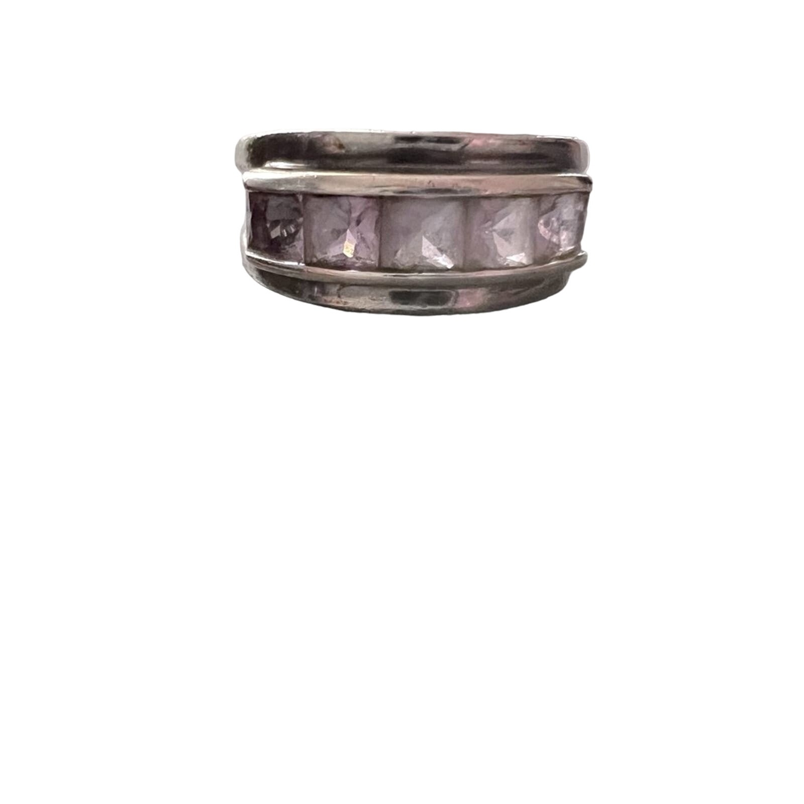 925 Sterling Silver CZ Ring Size 6